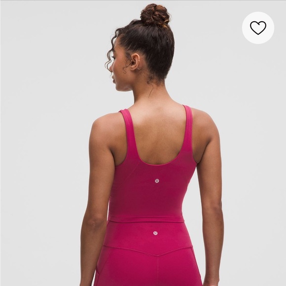 EUC Lululemon Align Tank Top. Color Magenta Smoke. Size 8 - Picture 5 of 5